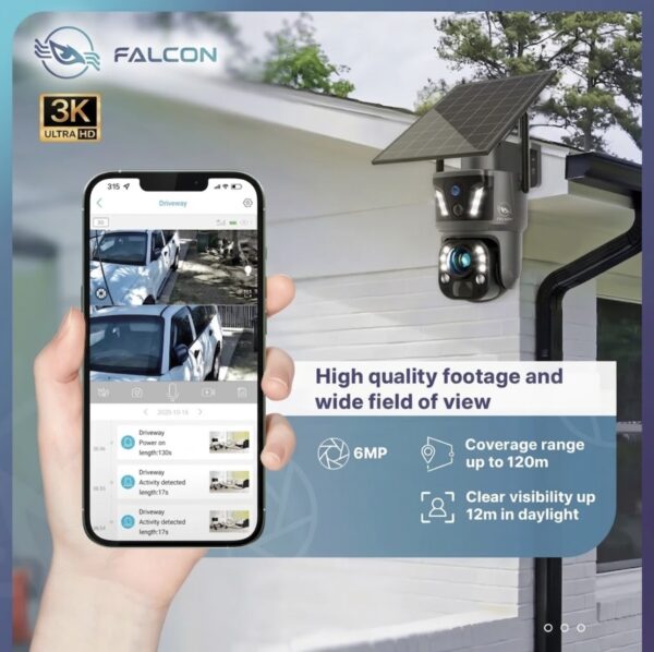 ⁦Faclon Solar Camera M5⁩ - الصورة ⁦3⁩