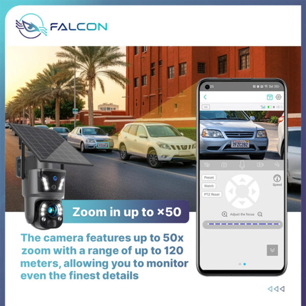 ⁦Faclon Solar Camera M5⁩ - الصورة ⁦2⁩